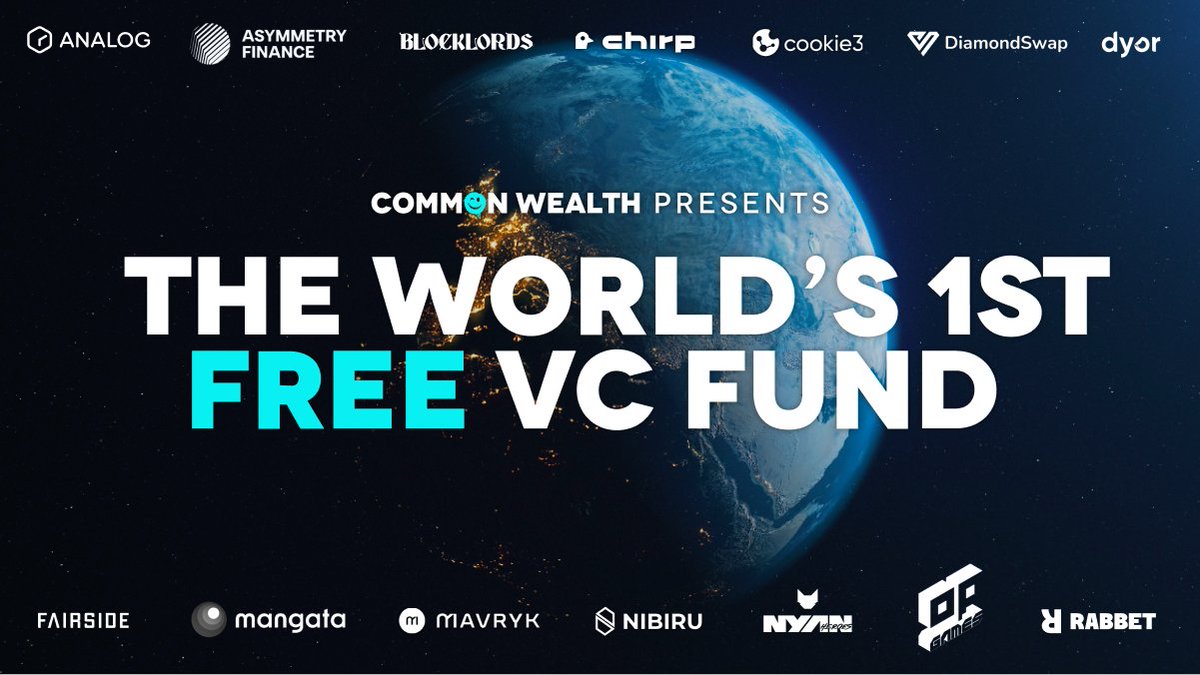 wlthxyz's tweet photo. 0.02% are part of VC Funds worldwide (estimated). 99.98% of us are not. 

This is an extremely rare opportunity on the table: ~$2.4m VC Fund Free for All Street. 

Listen to @kylechasse on @virtualbacon to learn about this chance of a lifetime. 

Do not fade the Free Fund.

Get on the leaderboard now 👇
https://t.co/PGXvoHU93m