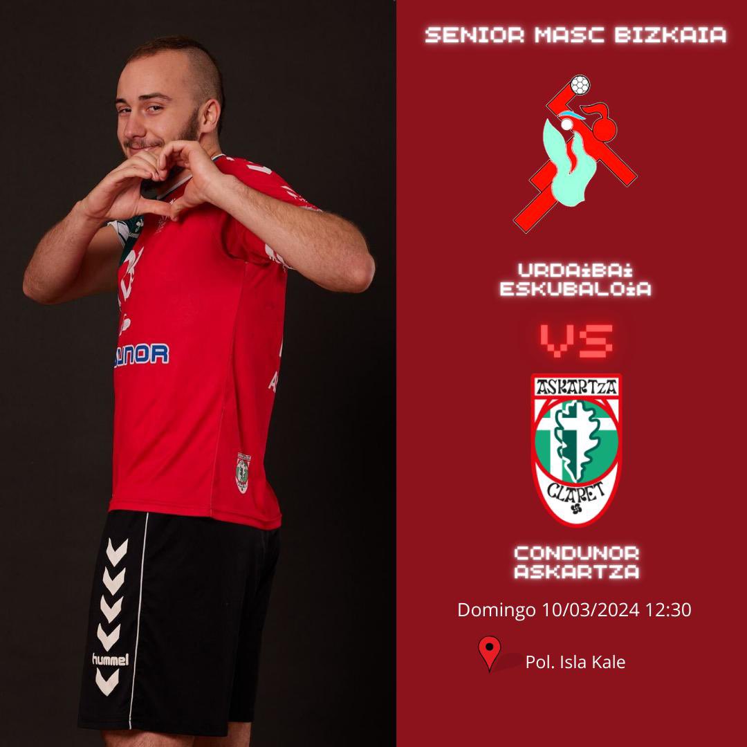 Os traemos el horario de las jornadas senior de este fin de semana. Ánimo chic@s!! 💪🏼  #Balonmano #Handball #Eskubaloia #EskubaloiaBizkaia #Condunor #LemaTransit #SomosUnEquipoDePatioDeColegio #Arriaga #AupaAskartza #AskartzaEskubaloia
#leioa