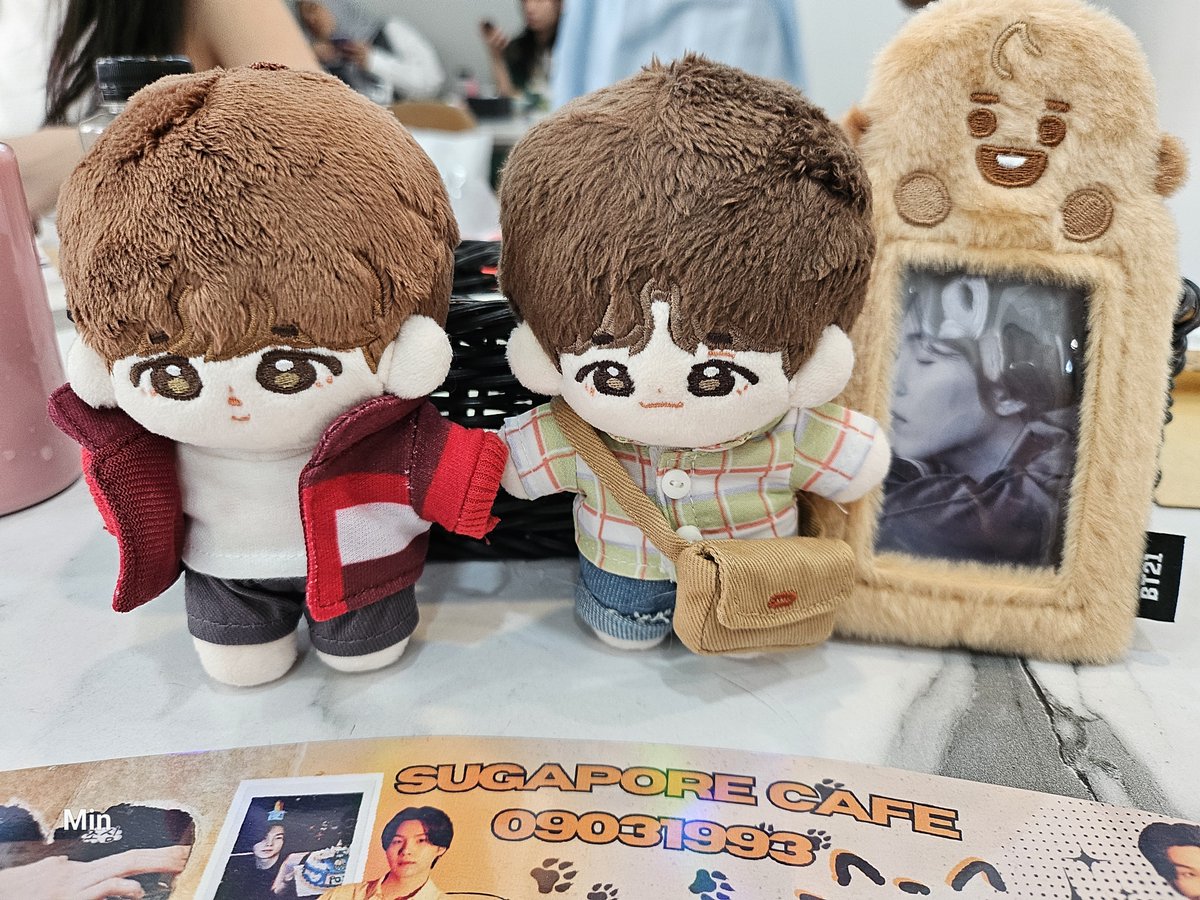 BangtanYGJM07's tweet photo. Started my journey as a doll mummy with my king Suga doll and my 10-cm yoonmin dolls arrived yesterday, aren't they cute☺️
Thank you @BTSDollComm for helping me with these cute dolls and @DonandWolley for the fanpack
#btsdollcomm https://t.co/AYVfd3gvbi