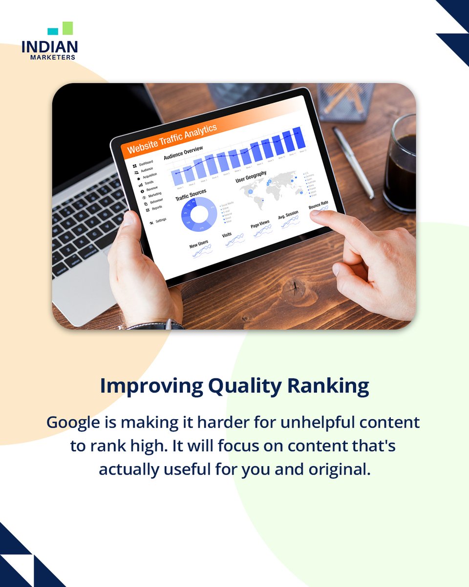 IndianMarketer3's tweet image. Google&apos;s March 2024 Core Update is here 🎉! 

Get ready for higher quality search results with less clickbait and more genuinely helpful content. 

#SEOUpdates #March2024CoreUpdate #Googleupdates #googlealgorithm #googlecoreupdates #IndianMarketers #SEOtips