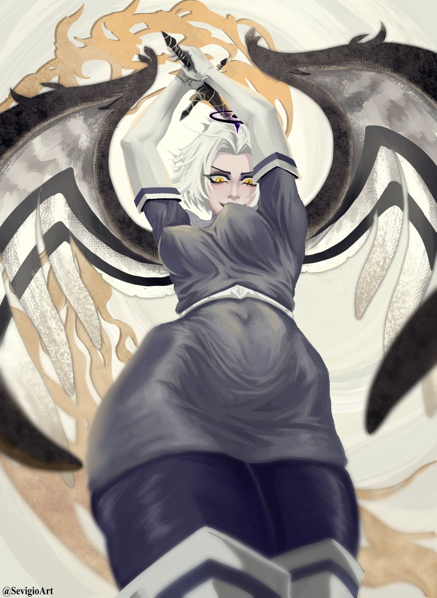 SevigioArt's tweet photo. Lute😈

#lutehazbinhotel #HazbinHotel https://t.co/LvbcWXbcrP