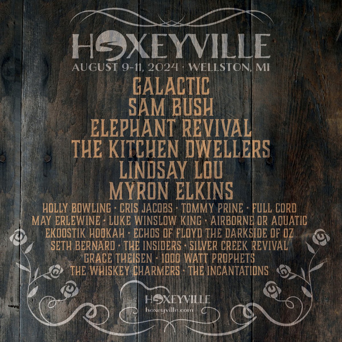 Michigan friends! You can catch me at the Hoxeyville Music Festival, August 9-11 in Wellston, MI!! Full details at hoxeyville.com