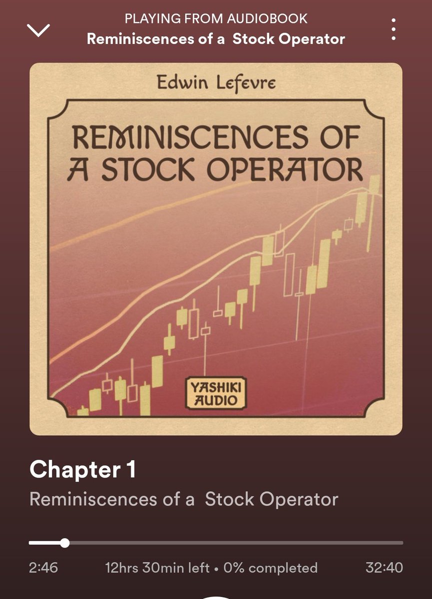 Today's listening... Inspirational. #stocks #futures #trading #jesselivermore