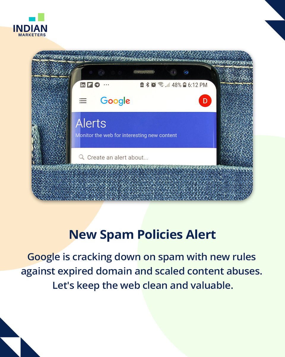 IndianMarketer3's tweet image. Google&apos;s March 2024 Core Update is here 🎉! 

Get ready for higher quality search results with less clickbait and more genuinely helpful content. 

#SEOUpdates #March2024CoreUpdate #Googleupdates #googlealgorithm #googlecoreupdates #IndianMarketers #SEOtips