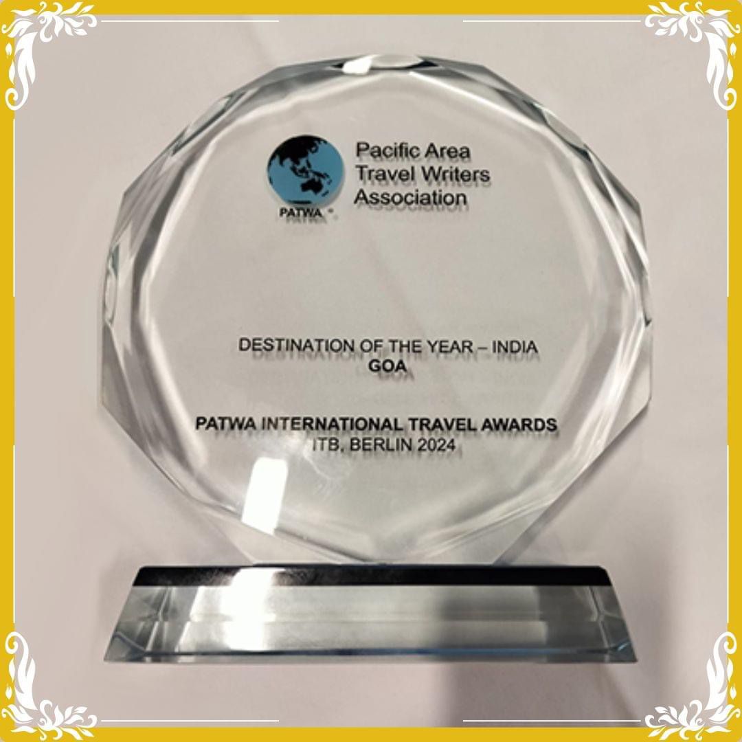 Goa’s Perennial Charm, Hospitality and Commitment of Stakeholders brings the coveted “Destination of the Year” award for Goa at PATWA Travel Awards held at Berlin ITB-2024. @narendramodi @AmitShah @TourismGoa @DrPramodPSawant @ShetSadanand @shripadynaik @JPNadda @AshwiniVaishnaw