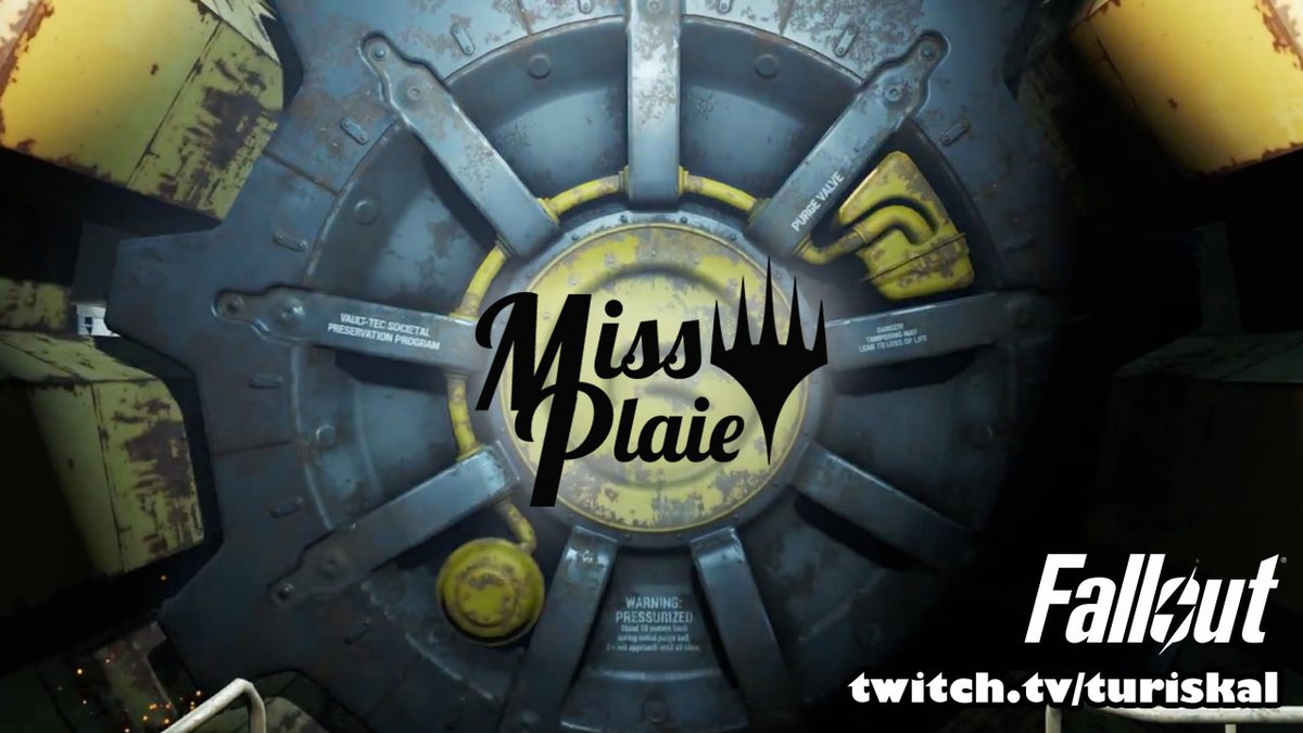 C'est le retour du miss plaie avec un spécial Fallout sur twitch le 10/03 à 16h, c'est un peu comme le sol ring de <a href="/BanditMTG1/">Bandit 🏴‍☠️</a> mais en moins bien
RDV sur twitch twitch.tv/turiskal