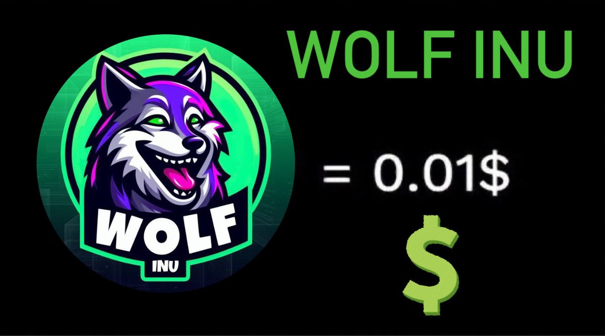 TheWolfINU's tweet photo. #WOLF 🐺 INU $0.01 is confirmed 🔥 https://t.co/76uVfLN5NG