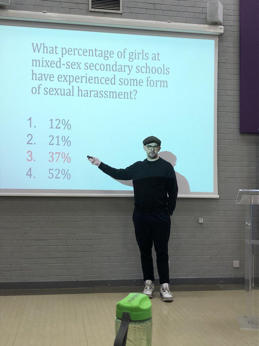 Matt Pinkett @Positivteacha with some insightful / depressing stats on sexual harassment in schools in his session at @PDNetworkUK #PDConf24