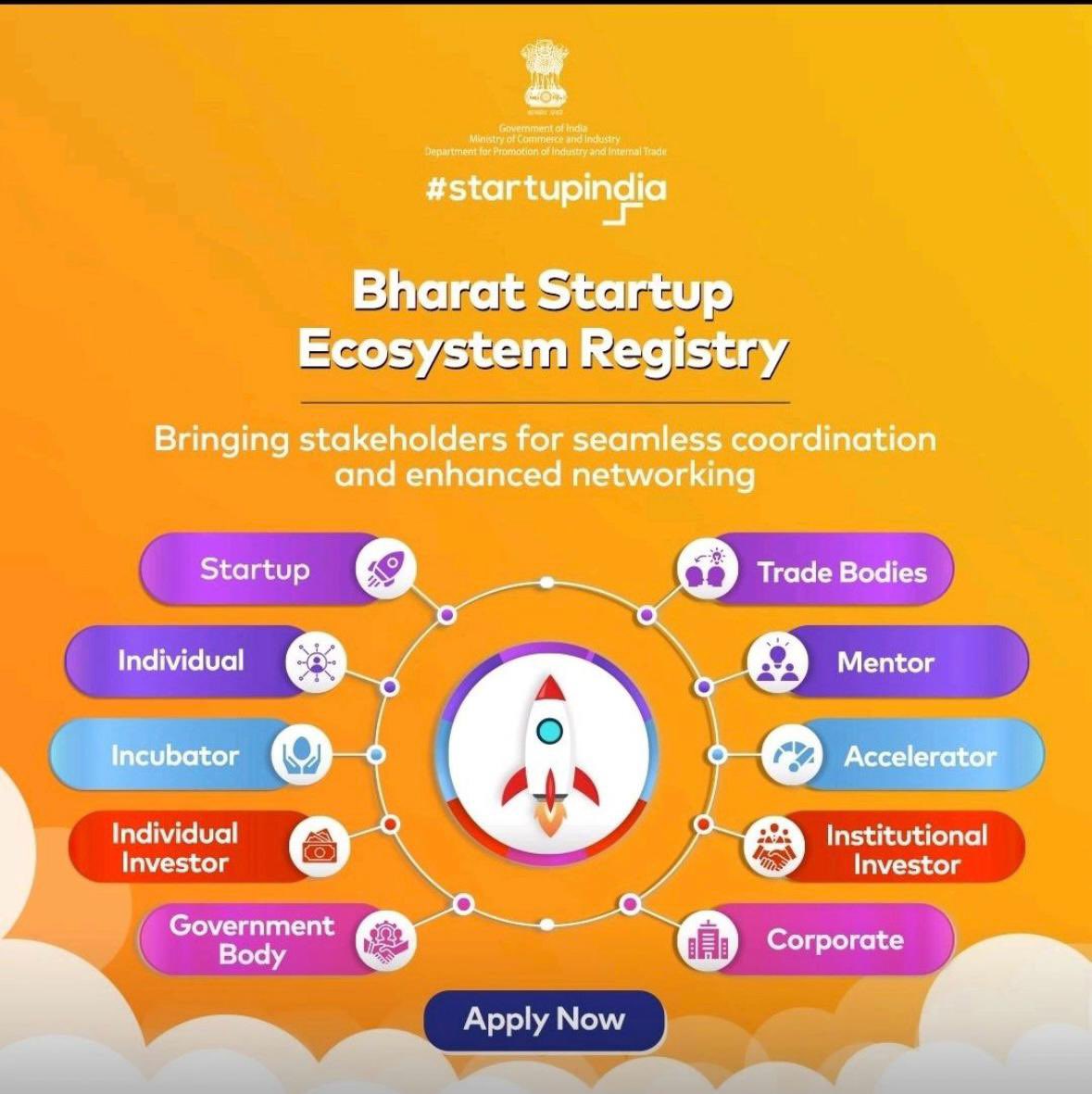 I #Registered, have you? Join the rapidly expanding startup ecosystem registry. All members are urged to register and encourage others to join. Together, we can make a difference! #Bharat #Startup #Ecosystem #Registry aims to unite all ecosystem components in one platform.…