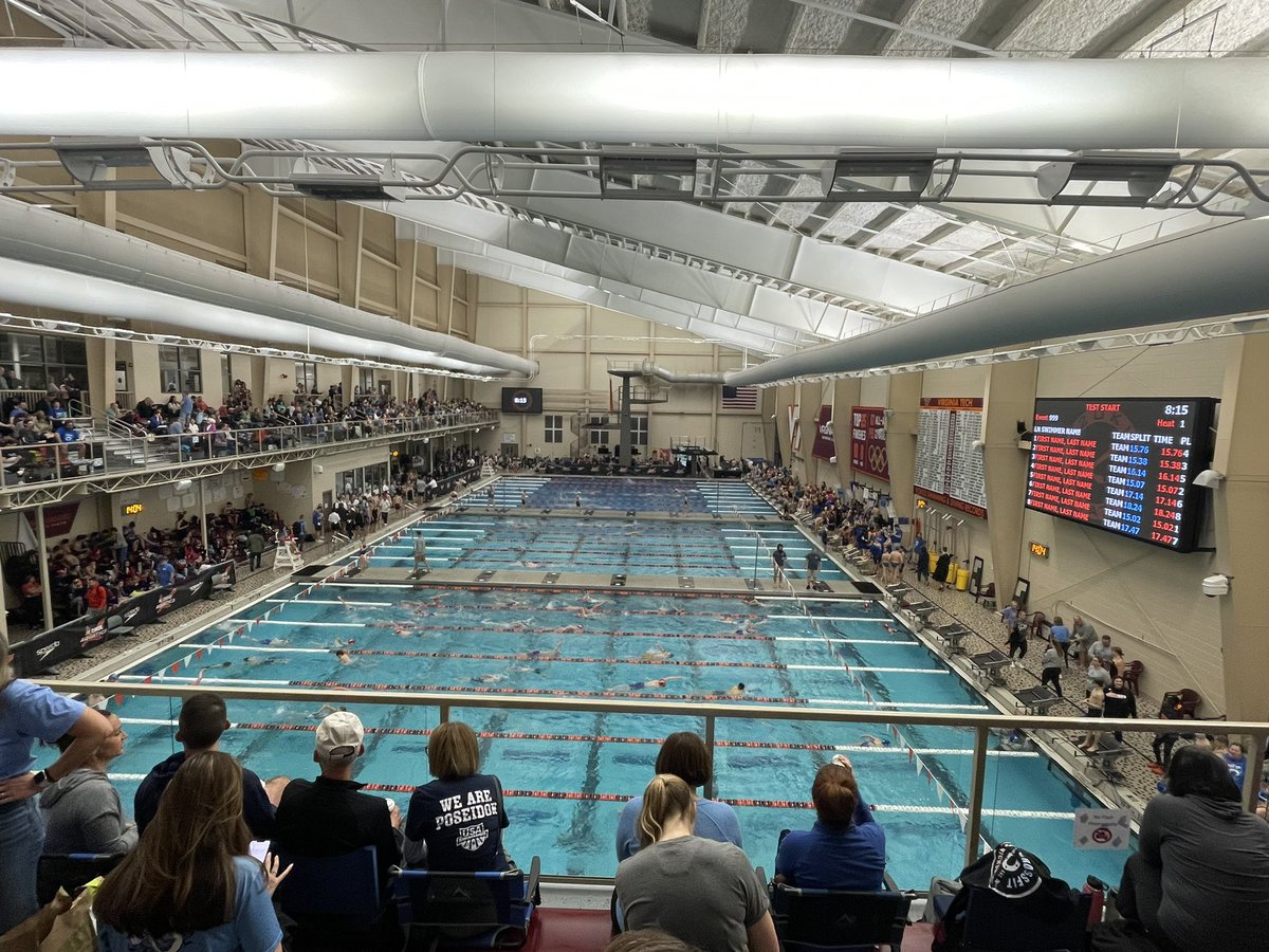 mikerose00's tweet photo. Here to see the H20 Hokies play! Well, maybe the next generation of them. @HokiesSwimDive #AgeGroupChamps #GoSydGo #Poseidon #PSDN https://t.co/dK6OtGFoaq