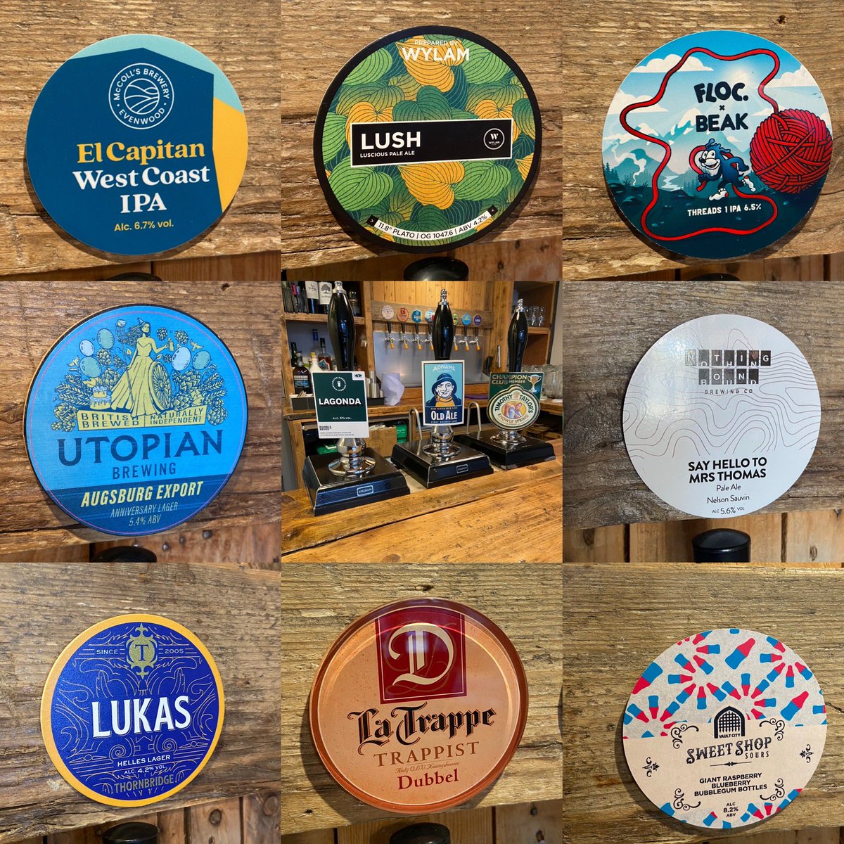 Loads of cask & keg changes Cask @marblebrewers @Adnams @TimothyTaylors Keg @vaultcitybrew @wylambrewery @McCollsBrewery @NothingBound @flocbrewing x @TheBeakBrewery @TeamUtopian @LaTrappeBeer @thornbridge