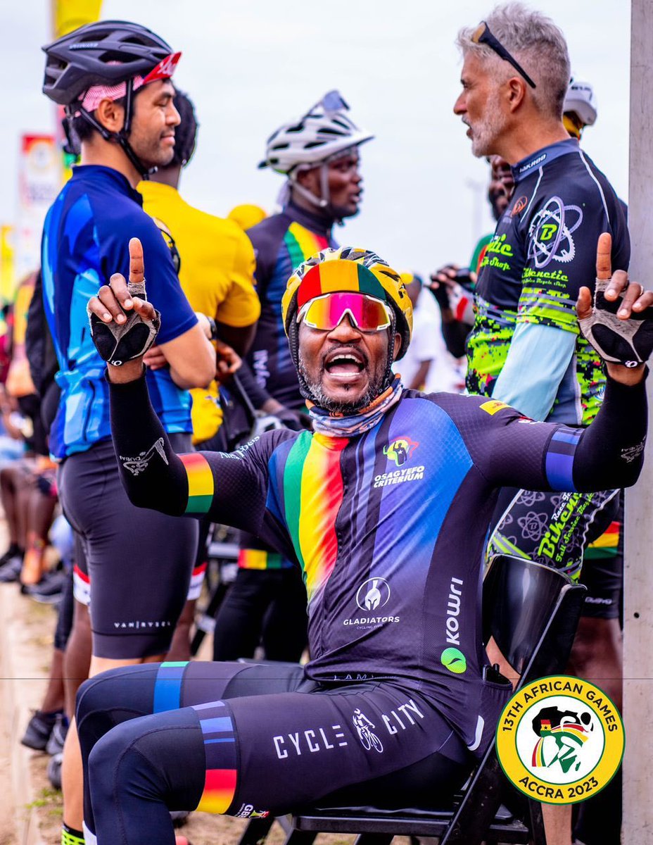 FelixRomark's tweet photo. Cycling competition of the African Games Accra 2023 @Accra2023AG , held this morning on the Ablekuma Pokuase Highway.
#AfricanGames
#Accra2023 https://t.co/SQ5oS4yVfY