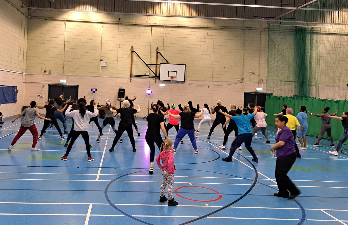 brivi13's tweet photo. It's our annual celebration of International Women's Day, fun sports, and activities all afternoon at Newham Leisure Centre #Zumba @activeNewham @AN_sport_team #InternationalWomensDay2024 @StreetGames https://t.co/yOKGAomnX4