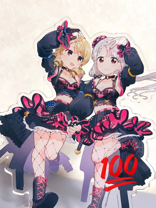 イラストはアクスタにしてもいいよ!とOKもらったので、なぎののアクスタ作ってみました当日は合同本と一緒にこの二人も頒布します可愛くできて嬉しい 