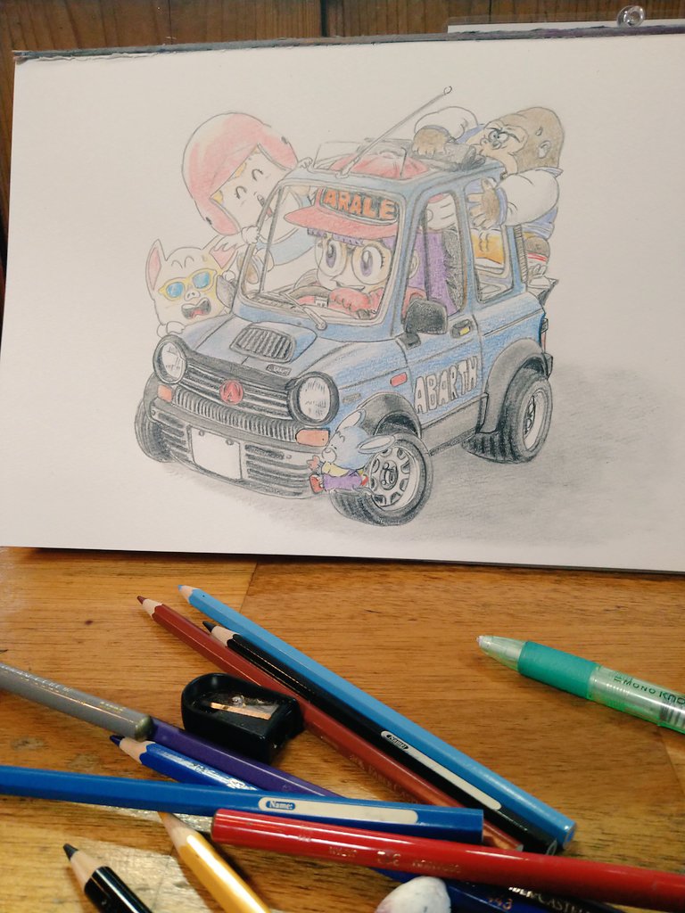 鳥山明描き下ろしイラスト年賀状　500枚限定　アラレちゃん ドラゴンボール 鳥山明描き下ろしイラスト年賀状 500枚限定 アラレちゃん ドラゴンボール