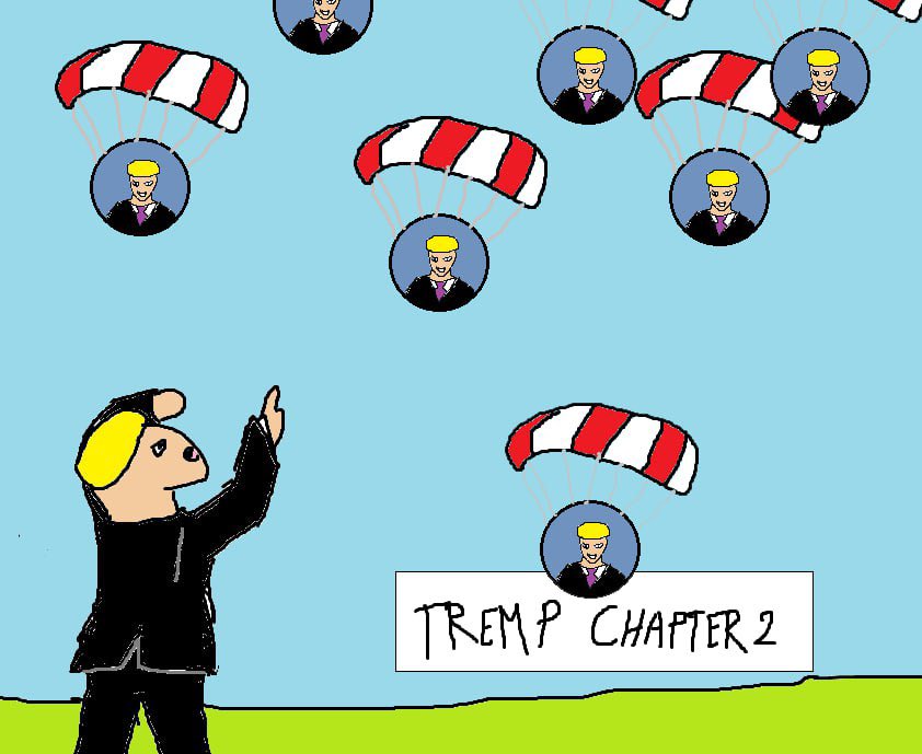 dolandtremp_sol's tweet image. airdrop for #Chapter2 holders complete 🤝

we have distributed 100,000 TREMP tokens to #Chapter2 leaderboard token holders.

airdrop quantities:

positions 1-50: 753 TREMP
positions 51-500: 100 TREMP
positions 501-1500: 14 TREMP

mek memes gret agen!
