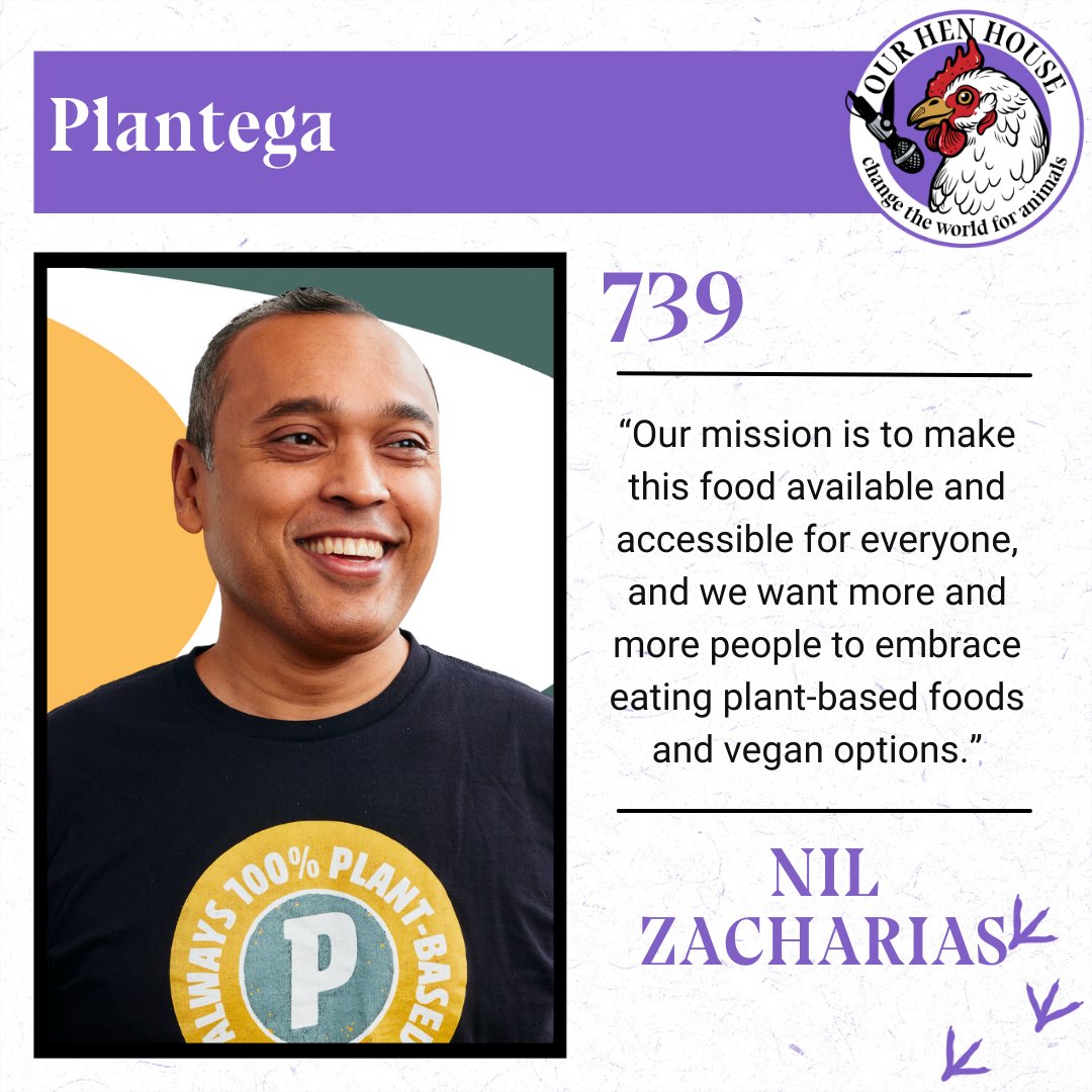 @nilzach joins @jasmin_singer & @marisul on Our Hen House podcast episode #739, 'Plantega,' to share the company's brilliant idea for getting people to try and love delicious vegan food in bodegas across New York City and, soon, the world. Listen here: ourhenhouse.org/ep739/