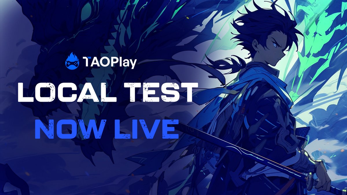 TAO_Play's tweet photo. #TAOPlay Local Test — RUN NOW! 🔥

Be an early adopter to reap the benefits!

Dive in now: https://t.co/bGnVuDyZ0t

FULL GUIDE: https://t.co/9kKMm0HhLD https://t.co/RnyeUpGdHU