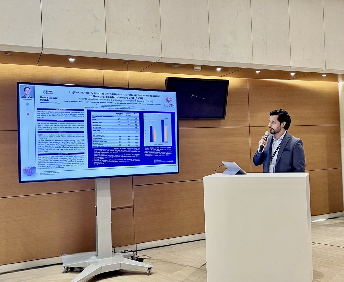 Uzair Mahmood (@uzairamahmood1) on Twitter photo One of the most fun conferences Iโve attended in a while. Honored to present our study from the <a href="/TIMIStudyGroup/">TIMI Study Group</a> and learn from the Olympians of Critical Care Cardiology this weekend at #ACVC2024 in Athens, Greece. The future of #cardscritcare is bright One of the most fun conferences Iโve attended in a while. Honored to present our study from the <a href="/TIMIStudyGroup/">TIMI Study Group</a> and learn from the Olympians of Critical Care Cardiology this weekend at #ACVC2024 in Athens, Greece. The future of #cardscritcare is bright