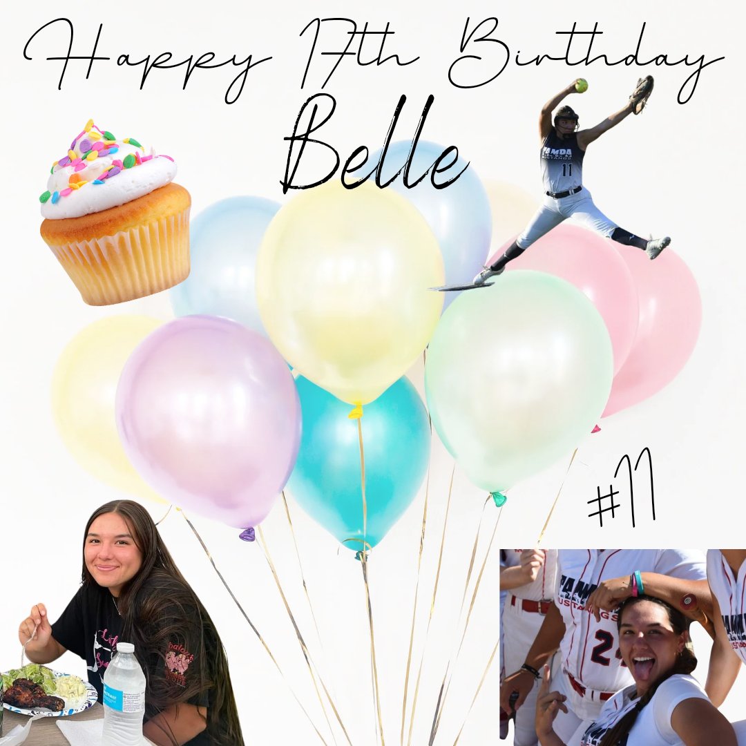 Wishing Belle a 17th birthday that is as fun and crazy as she is‼️ We love you #1️⃣1️⃣ and can't wait to see what this year has in store for you ❤️