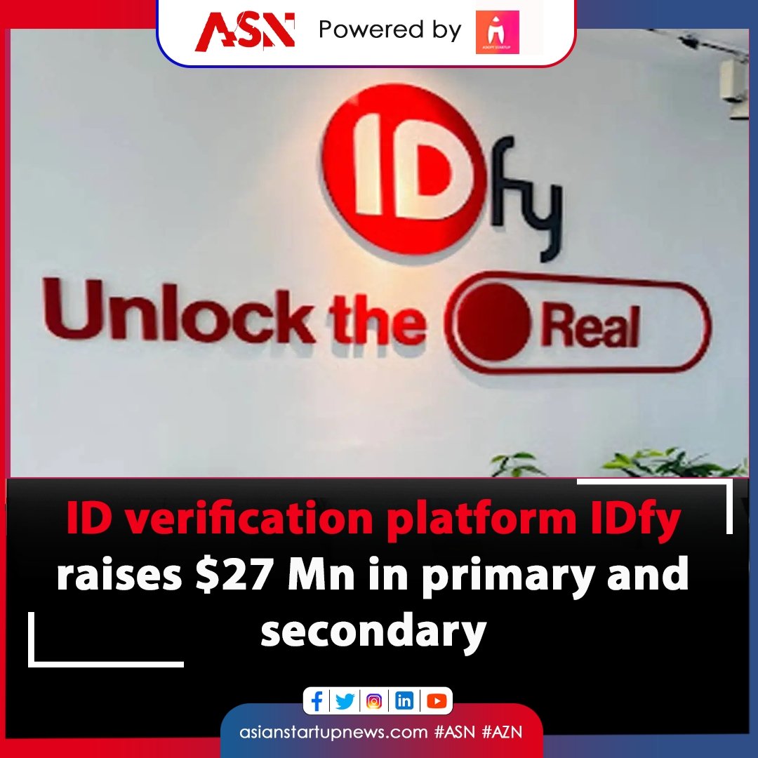 Identity verification startup <a href="/getidfyed/">IDfy</a> has raised $27 million in a mix of primary and secondary fundraise from Elev8, KB Investment, and Tenacity Ventures. 

This news article is Powered by <a href="/adoptstartup/">Adopt Startup</a>

#asianstartups #entrepreneurship #innovation #technews #funding