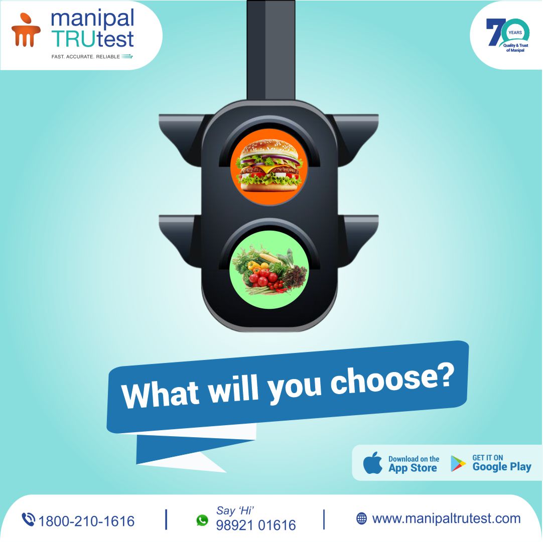 manipalTRUtest's tweet photo. Choose your #redflags and #greenflags carefully.
The #health choices you make will decide the #fate of your #body.
.
.
.
#ManipalTRUtest #EarlyDiagnosis #HealthCheckUp #TakeControlOfYourHealth #StayHealthy #BookNow #DIAGNOSED #FastReports #AccurateResults #ReliableDiagnostics https://t.co/vwxyfqNuvZ