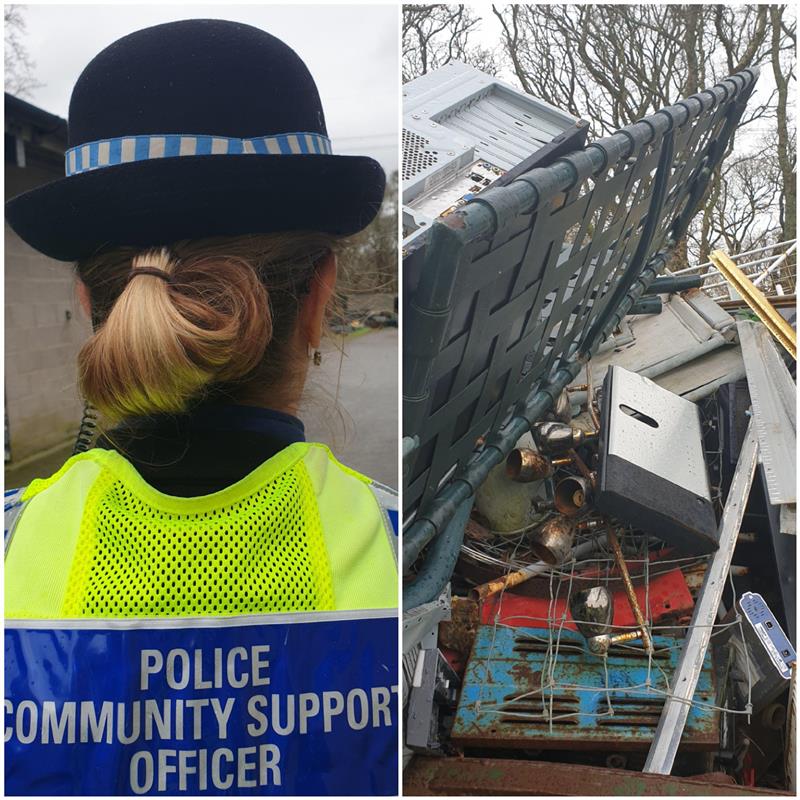 #RuralLive PCSO Ali has visited a victim of scrap metal theft this afternoon. She has discussed their concerns and provided crime prevention advice. #EngagingWithOurRuralCommunities #CrimePrevention