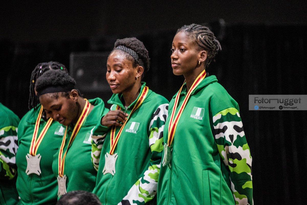 NigeriaStories's tweet photo. This is Sukurat Aiyelabegun, a student of Ekiti State University, she won a Silver Medal for the Nigeria 🇳🇬 Female Team Table Tennis 🏓 at the ongoing 13th African Games in Ghana.

Congratulations 🎉🍾 https://t.co/oX3zUrGJyb