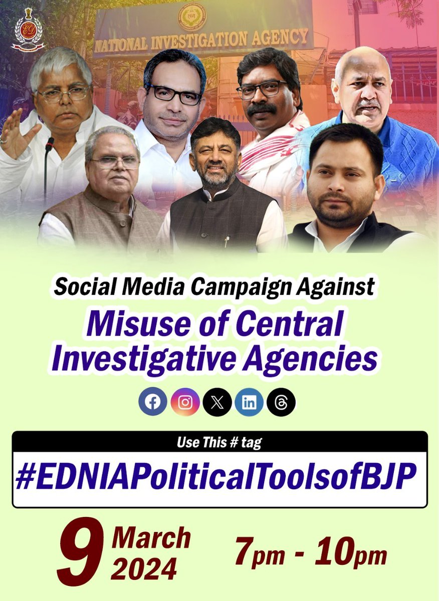 MdShafi_SDPI's tweet photo. Stop Using Central Agencies as a Political Tool for Intimidation
#EDNIAPOLITICALTOOLSOFBJP https://t.co/L4baNf0izV