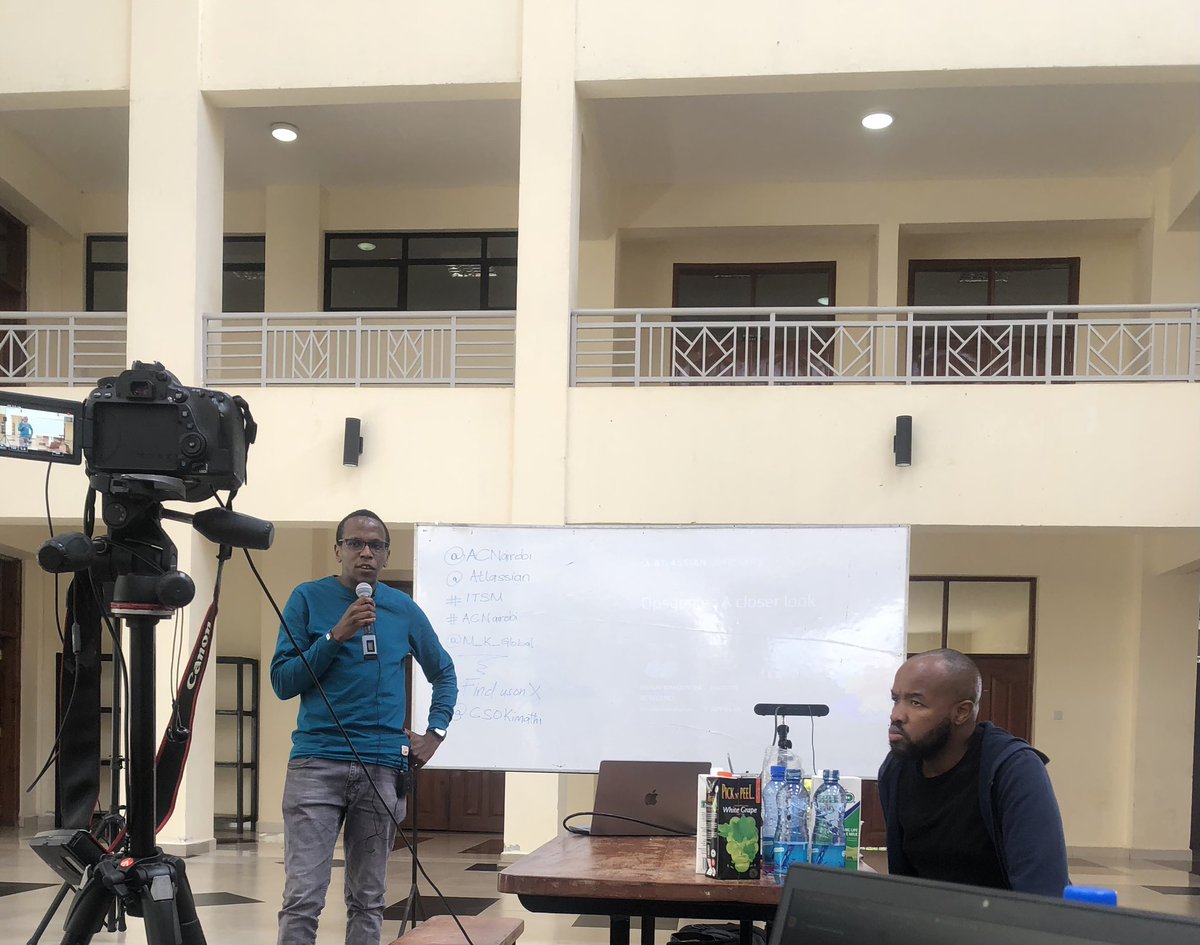 milo_serdie's tweet photo. Chat about Opsgenie on set! It's a super useful tool for incident management and alerts. Stay tuned for more techie goodness! 🎥💻 #Opsgenie #TechTalk @ACNairobi @Atlassian #ITSM #ACNairobi @m_k_global @csokimathi https://t.co/UkNrO18IXy