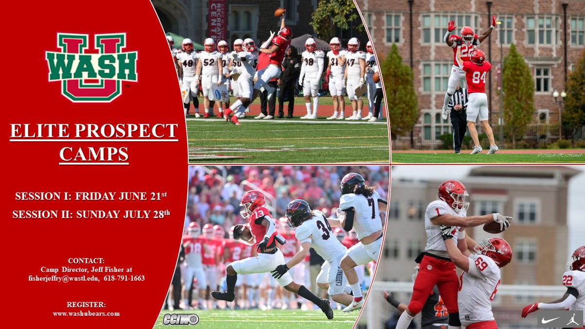 Great opportunity to see our campus and learn more about the Wash U football program!
