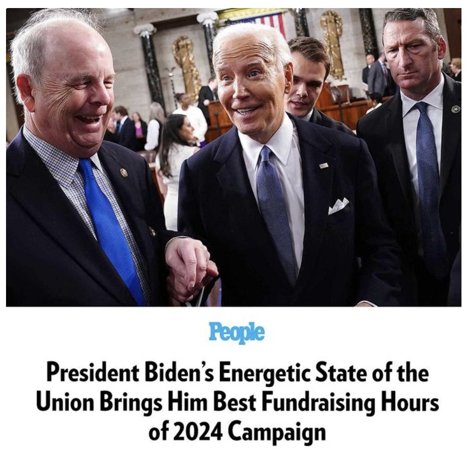 Biden hit the campaign trail with renewed confidence, hours after delivering a high-stakes State of the Union address to tout his administration's achievements and future goals. 

The Biden-Harris reelection campaign confirmed to PEOPLE that the 9, 10 and 11 p.m. hours of