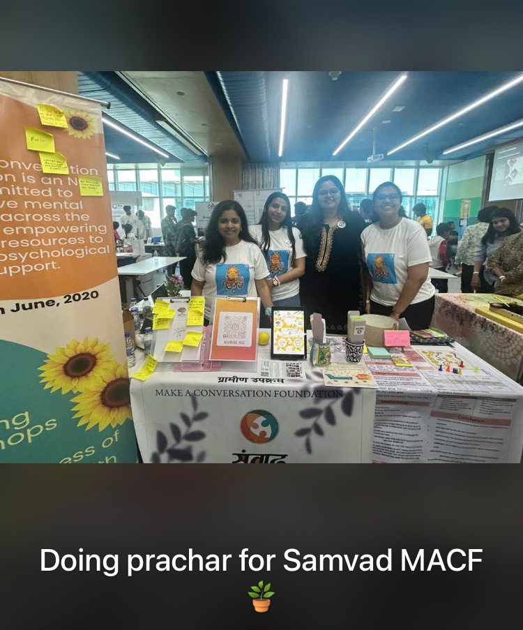 Doing prachar  for <a href="/samvadngoindia/">SamvadNGO</a>