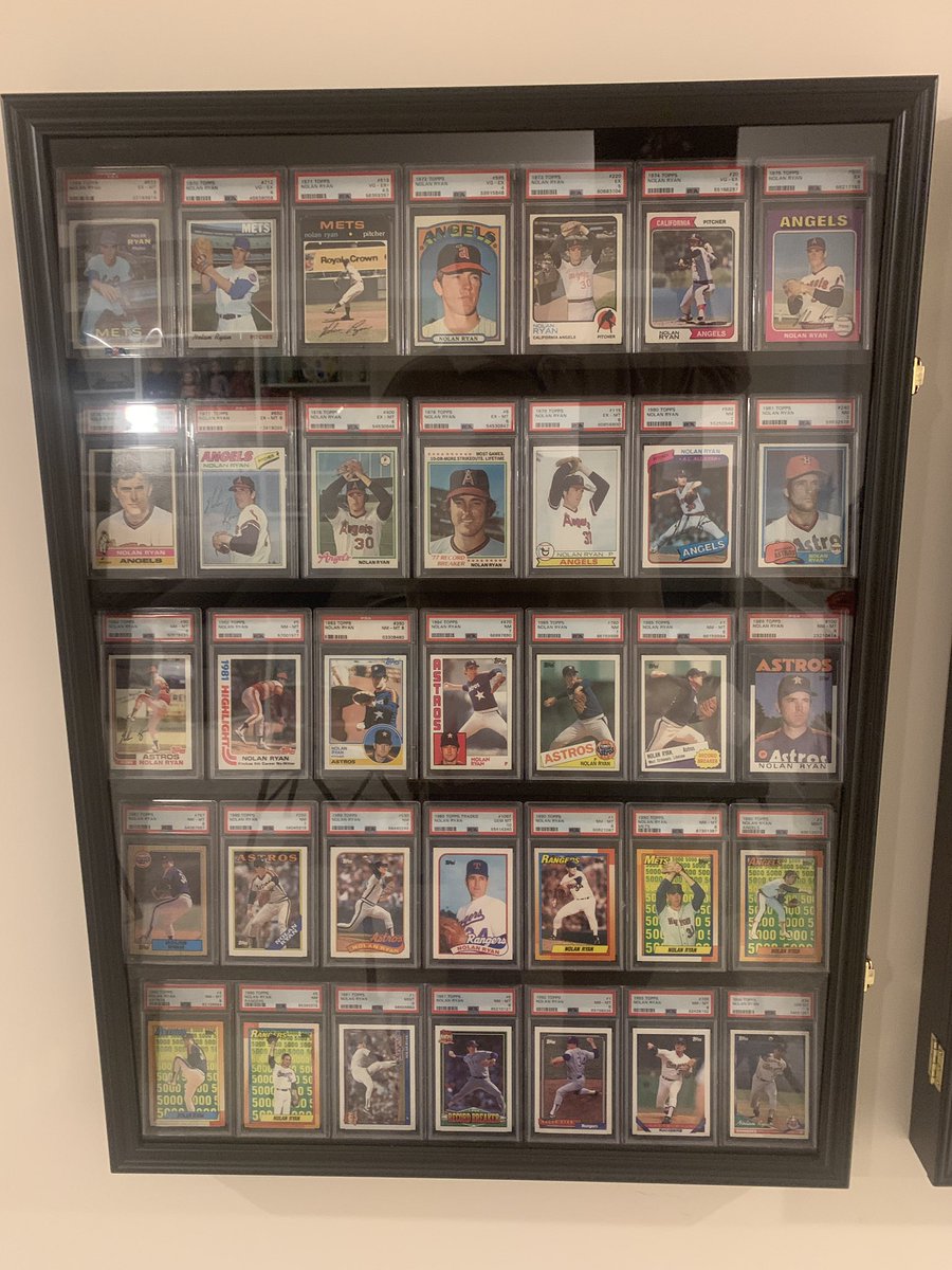 @dhdrewry @Rangers @CardPurchaser @1Cash28 Nolan Ryan’s Topps run (minus his rookie card).  Still looking for an affordable one of those.  #cornerofyourcollection