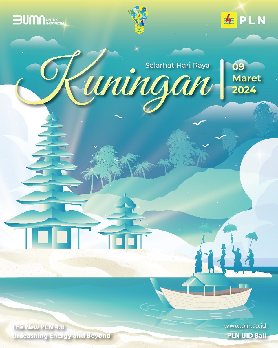 plnuidbali's tweet photo. Hai, Semeton Electrizen
Segenap keluarga besar PLN UID Bali mengucapkan selamat Hari Raya Kuningan.
Salam rahayu dan damai bagi kita semua.
#PLNUIDBali
#PLNSambutGalungandanKuningan2024
#UnleashingEnergyandBeyond
#AcceleratingRenewableEnergyDevelopment
#WeAreTheNewEnergy https://t.co/0z3eAvAS4z