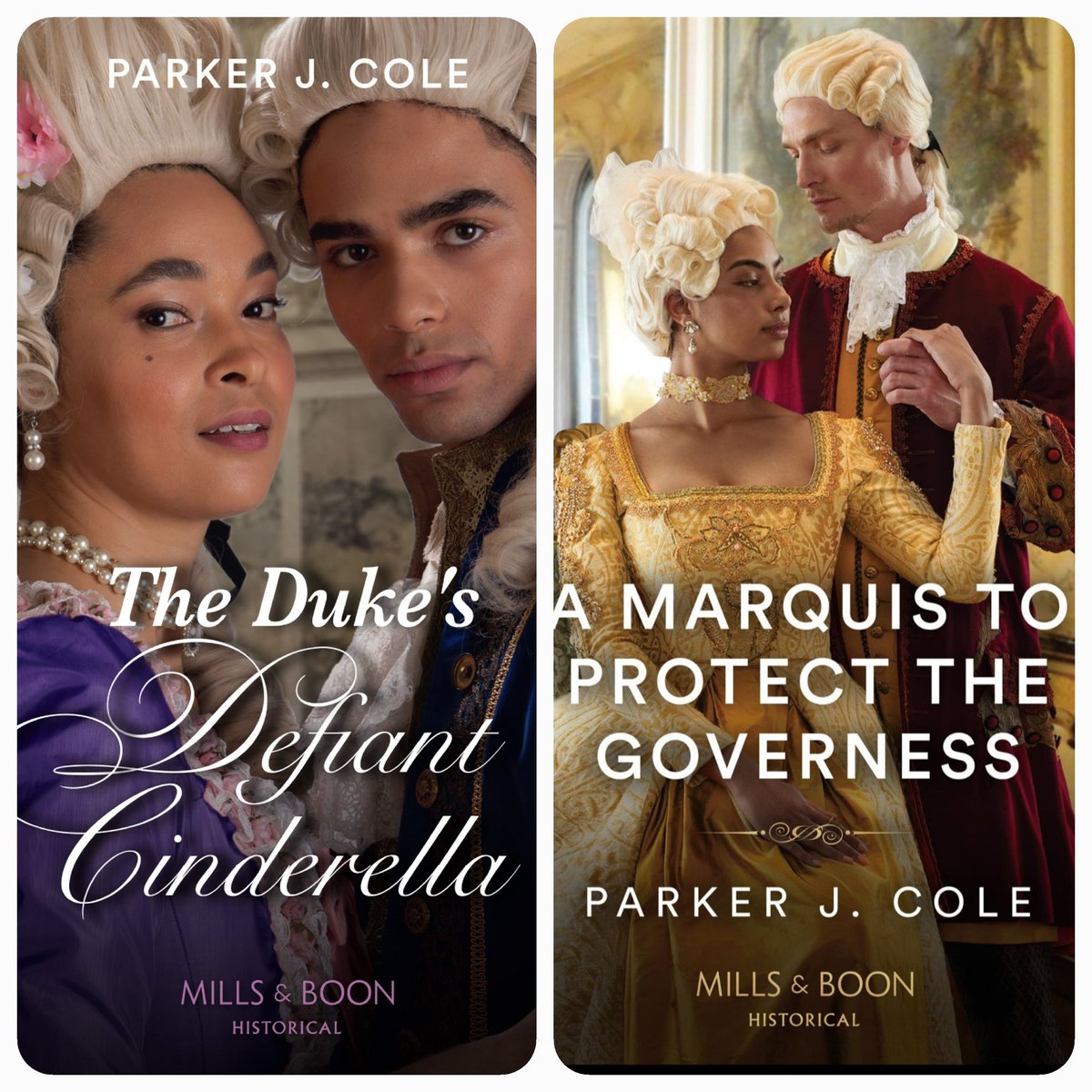 I am looking forward to USA Today Bestselling author @ParkerJCole next Mills and Boon Historical. In the meantime, you can purchase your copy of The Duke’s Defiant Cinderella and A Marquis to Protect The Governess. ✨️ #historicalfiction #HistoricalRomance #mustreadbooks