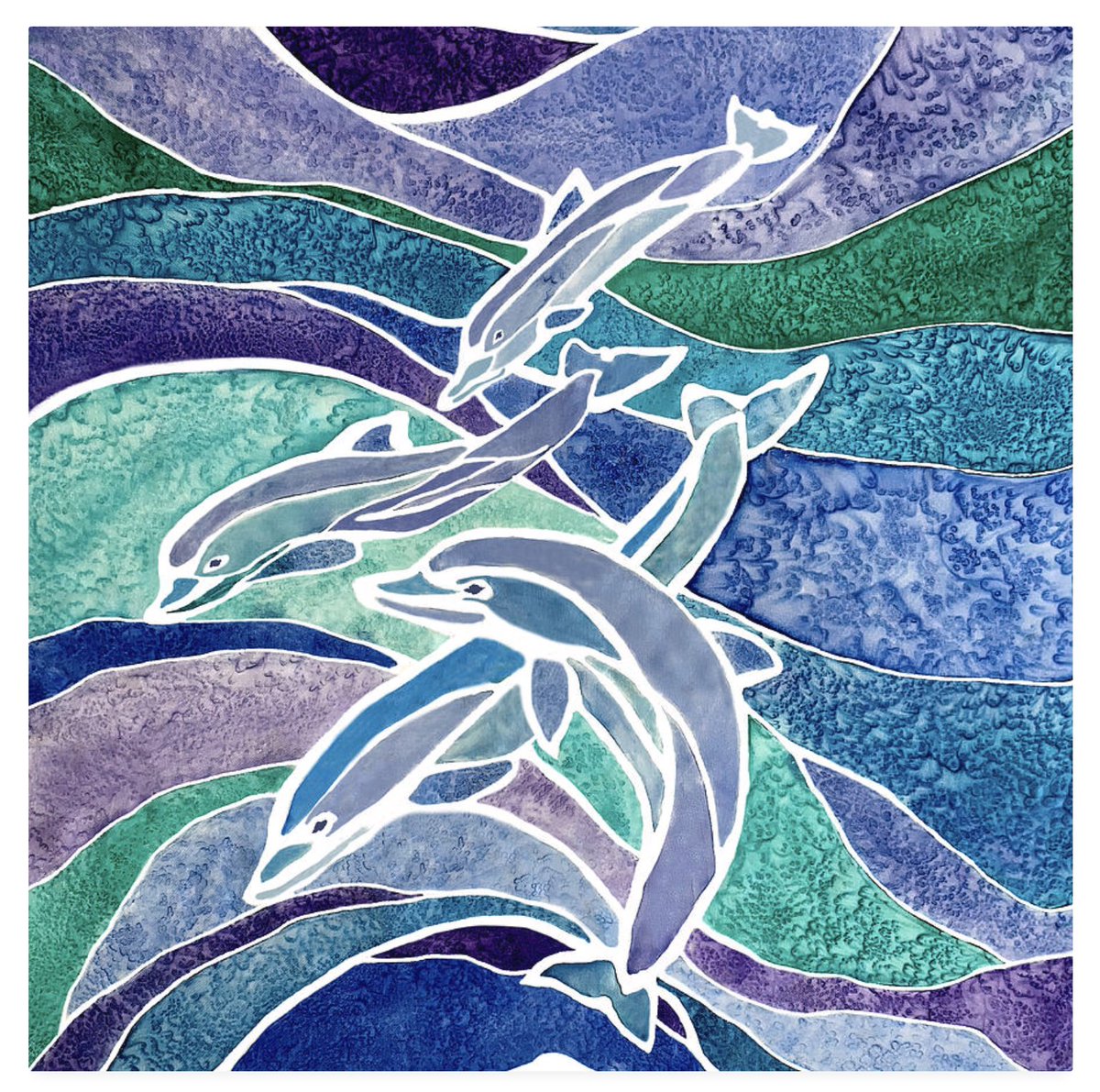 Playful Dolphins Batik #artprint #wallart #homedecor  #buyintoart #AYearForArt #sealife #dolphins #naturelovers #costalart #underthesea #batikart #artlastsforever #tropicalstateofmind #dolphinart #tropicalart #playfuldolphins #art #ArtistOnTwitter 

ART - deborah-league.pixels.com/featured/four-…
