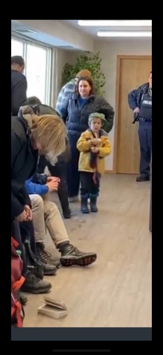CateSask's tweet photo. You think @jeremycockrill calling the @RCMPSK to remove a few elderly people sitting in at an MLA office in Sask is bad, just wait till the @SaskParty has their own Marshall service up and running. The @SKGov uses their positions for themselves, not to make Sask better. #skpoli https://t.co/fqayL0pfjn