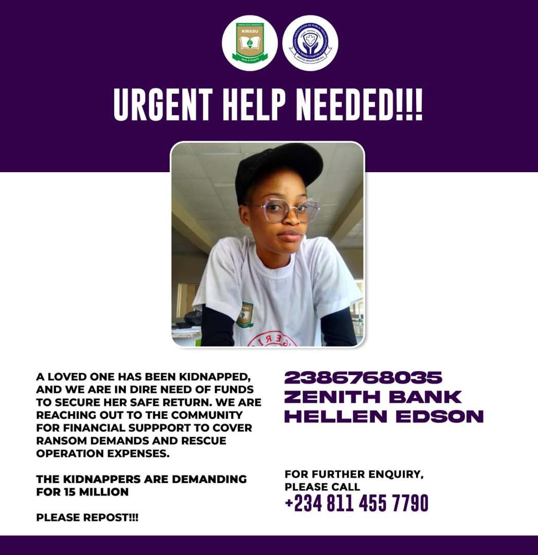 Ewa_bukola's tweet photo. Please, let's retweet🥺🙏 Let's save Eunice
@instablog9ja @PulseNigeria247 @Wizarab10 @SirDavidBent @TundeTASH @King_Tundeednut @__Folarin__ @_theladymo @the_Lawrenz @lollypeezle @AjeboDanny @peng_writer @osemagnum @oku_yungx @chemicalbrodar @drpepple_ @ThaBoyYom https://t.co/V22h0gaDJU