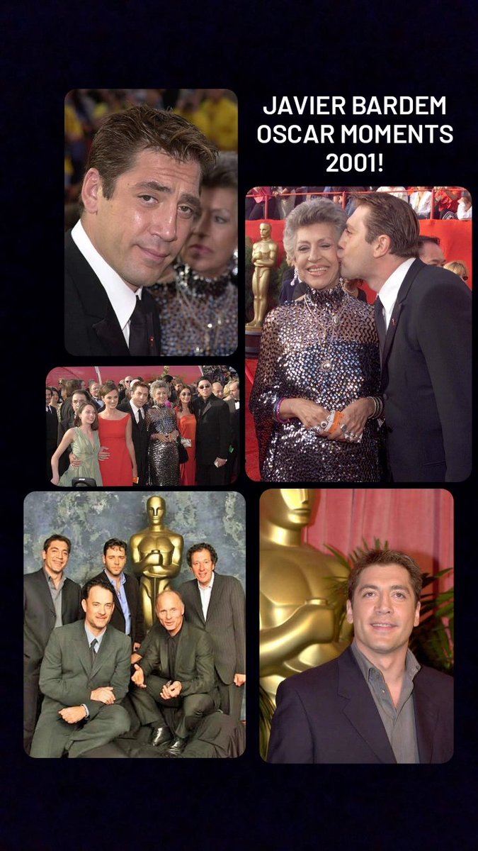 BardemDaily's tweet photo. It's Oscar weekend! Here are some Javier Bardem Oscar moments!
#javierbardem #beforenightfalls #bestactornominee #oscars2001 https://t.co/zB9a1c4qdS