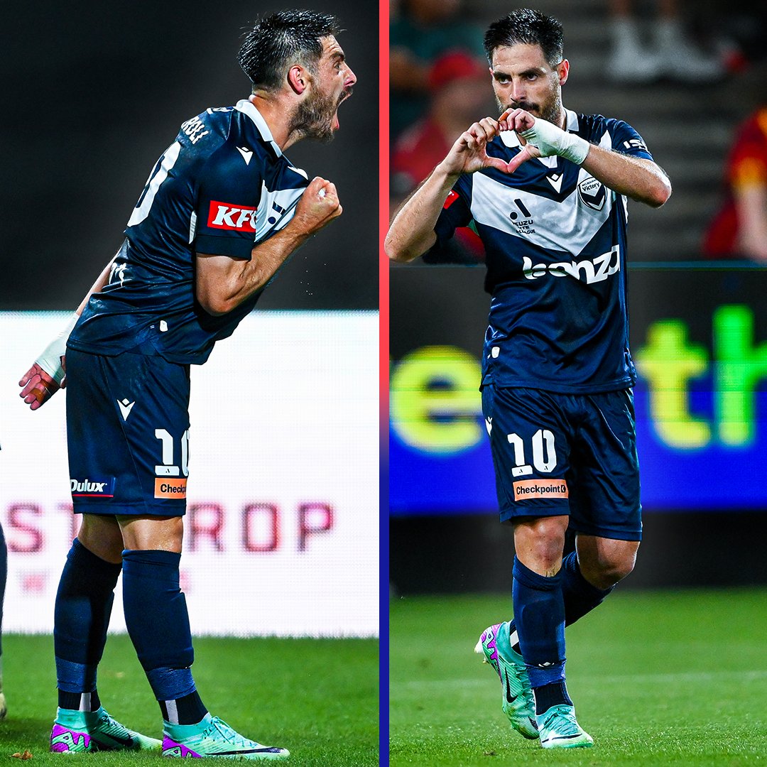 Original Rivalry games: Four. Original Rivalry goals: 𝐅𝐈𝐕𝐄 ⚽️🔥 Bruno Fornaroli, the man for the big occasion 🙌

A match-winning performance from the Socceroos striker in Adelaide 👏

🎥 Original Rivalry highlights: bit.ly/3ItAJKb

#ADLvMVC #ALM