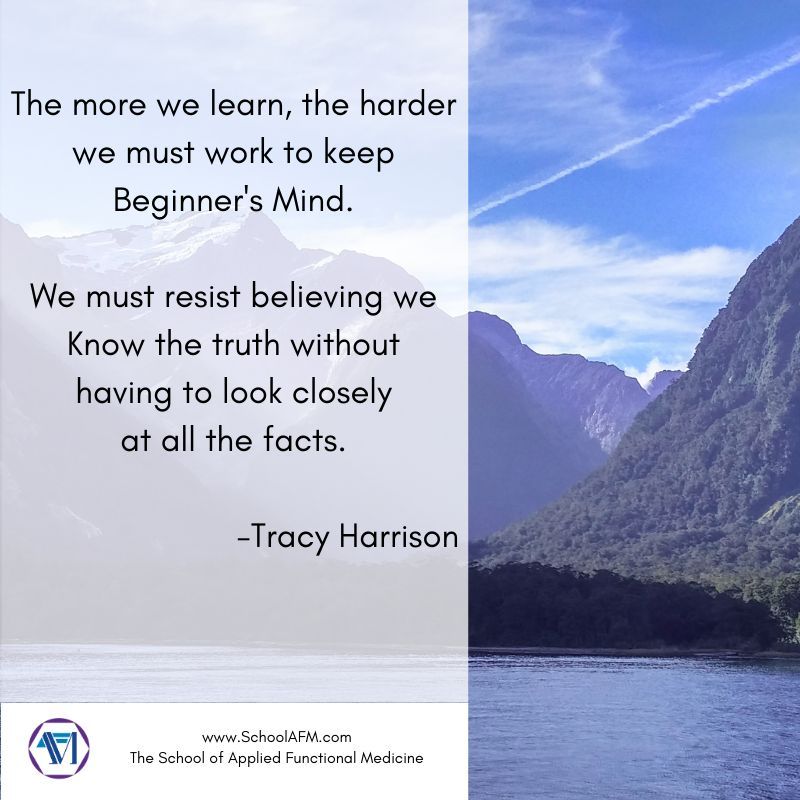 Schoolafm's tweet photo. The more we learn, the harder we must work to keep Beginner's Mind.  We must resist believing we Know the truth without having to look closely at all the facts.

-Tracy Harrison https://t.co/GdzVwyQ49a