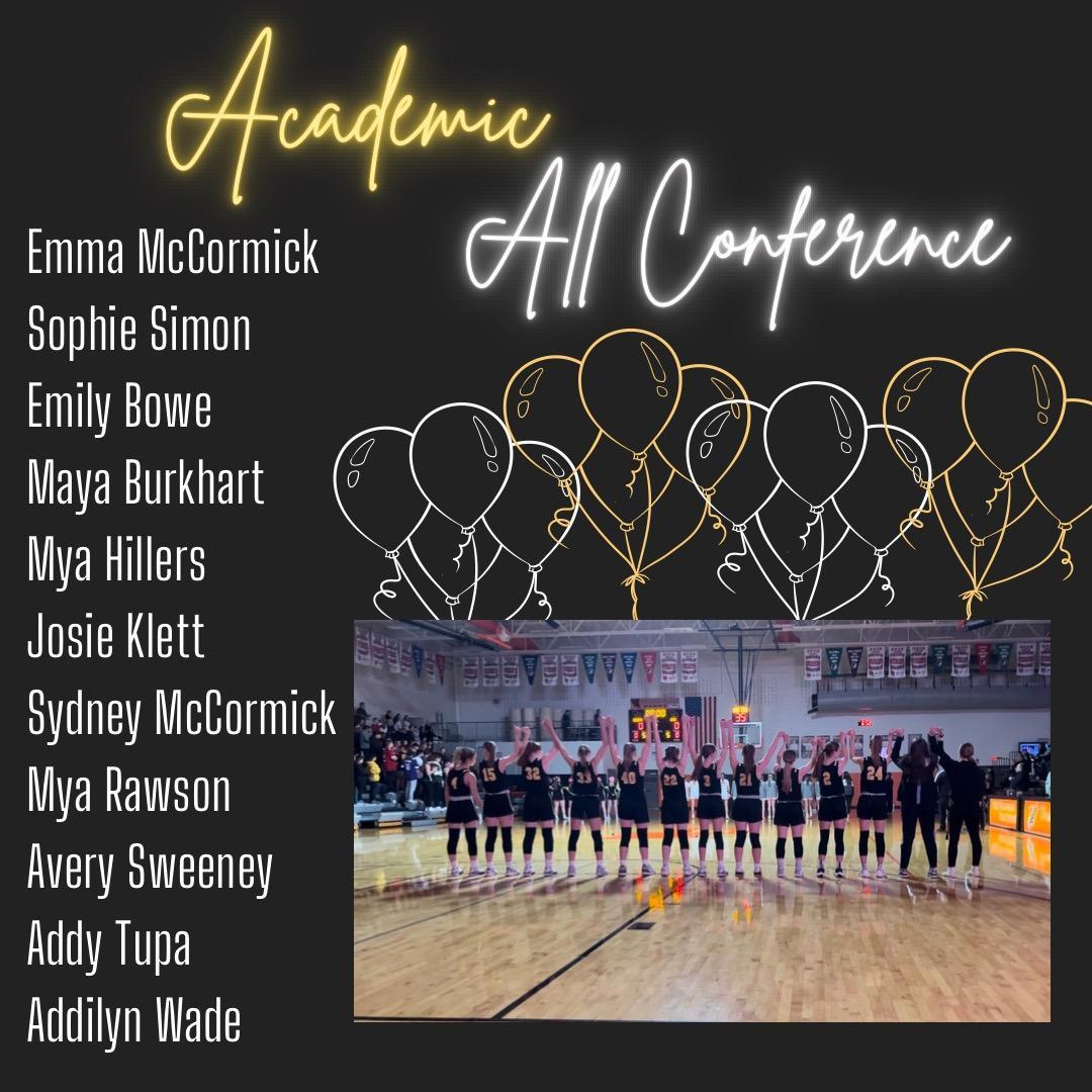 Congratulations to these student-athletes on their recent Academic All-Conference honors! 👏🌟