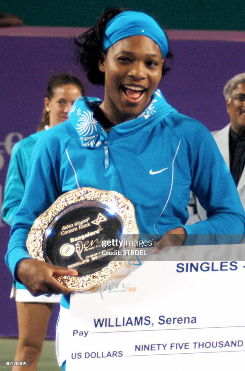 📆 On this day in 2008 Serena Williams won the Bangalore Open 🇮🇳 after defeating Patty Schnyder 7-5, 6-3. In the semifinals she defeated Venus Williams 6-3, 3-6, 7-6(4). 29 of 73. 🏆