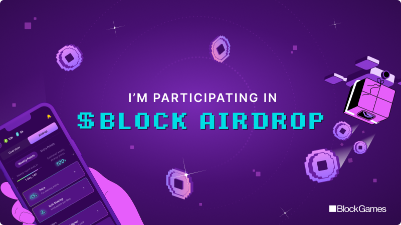 🟪 Are you farming $BLOCK yet?

      The token that bridges the gap between WEB2 &amp; WEB3.

      It’s never too late, so join and start farming 👇
      
      blockgames.app