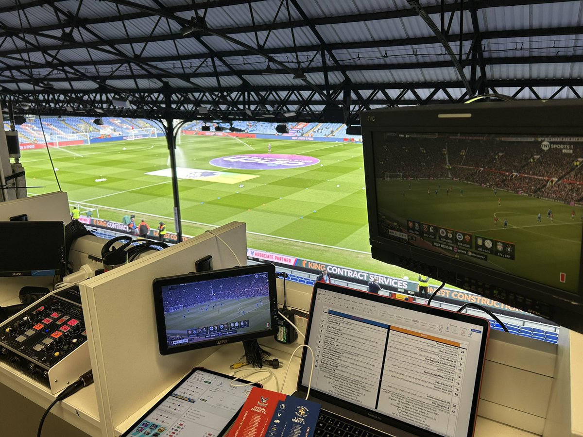 James Roberts (@jamesrob_4) on Twitter photo In position for more <a href="/premierleague/">Premier League</a> football comms from Selhurst Park ๐๏ธ <a href="/CPFC/">Crystal Palace F.C.</a> face <a href="/LutonTown/">Luton Town FC</a> live on #palacetv with highlights to follow on YouTube ๐บ Excited for this one! โฝ๏ธ In position for more <a href="/premierleague/">Premier League</a> football comms from Selhurst Park ๐๏ธ <a href="/CPFC/">Crystal Palace F.C.</a> face <a href="/LutonTown/">Luton Town FC</a> live on #palacetv with highlights to follow on YouTube ๐บ Excited for this one! โฝ๏ธ