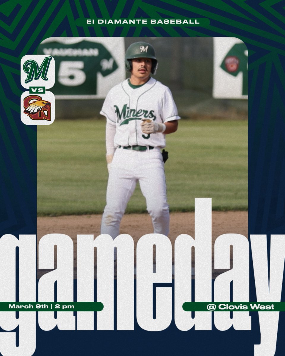 EDMinerBaseball's tweet photo. Gameday! In the final game of the Coca Cola Classic, the Miners head back to Clovis West for a rematch. First pitch set for 2 PM. #ElDomination https://t.co/rXaOygldbL