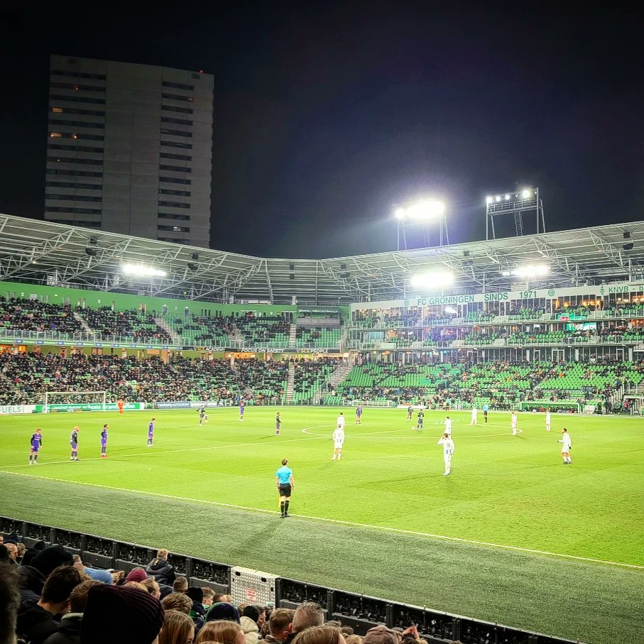 RubenWingerden's tweet photo. FC Groningen - MVV Maastricht in de Euroborg. #gromvv #euroborg #keukenkampioendivisie #groundhopping https://t.co/EsswoeSAso