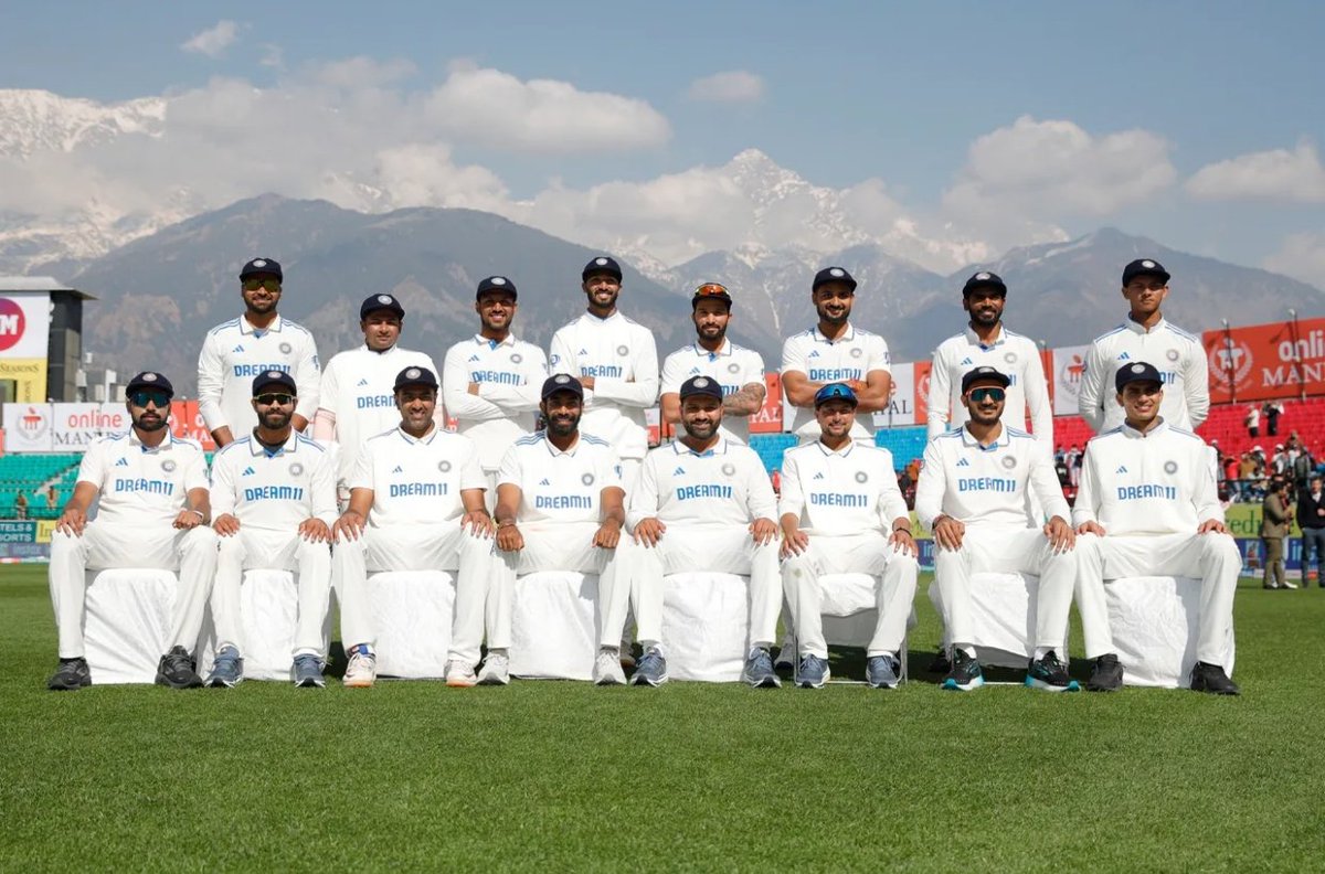 A picture to frame in Indian Test history. 🇮🇳