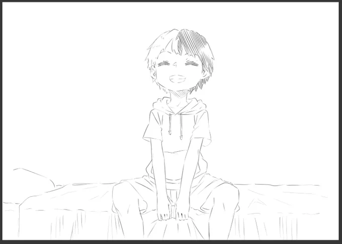 ポッと浮かんだのをそのまま描いた楽描き
あきら君(CV:🍫💘)
気が向いたらちゃんと描こうかな
こないだのよかったよね 